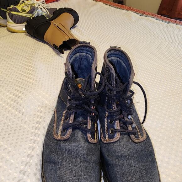 LEVIS EUC MENS SZ 9.5 JEAN LUG BOOTS main image 11